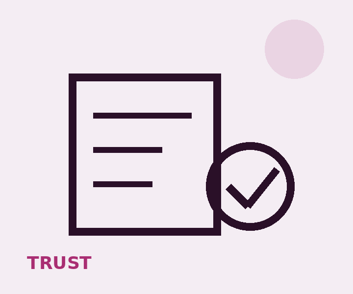 Retailer trust checklist illustration